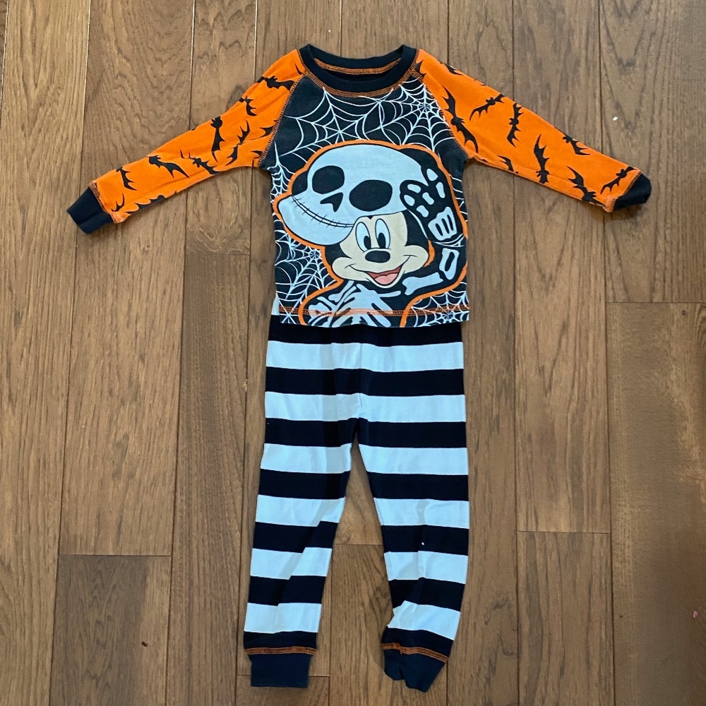 Disney Mickey Mouse Halloween Pajamas (2T)
